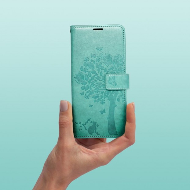 Husa Samsung Galaxy A72 Forcell Mezzo Book Tip Carte cu Magnet - Spring Green