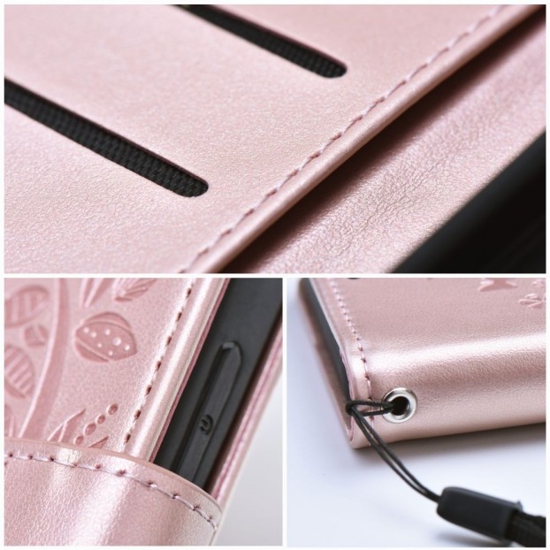 Husa Samsung Galaxy A72 Forcell Mezzo Book Tip Carte cu Magnet - Spring Pink