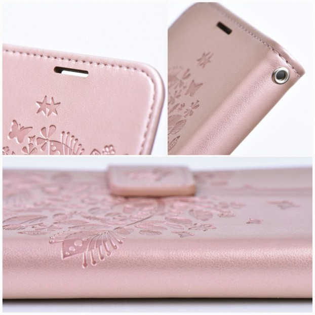 Husa Samsung Galaxy A72 Forcell Mezzo Book Tip Carte cu Magnet - Spring Pink