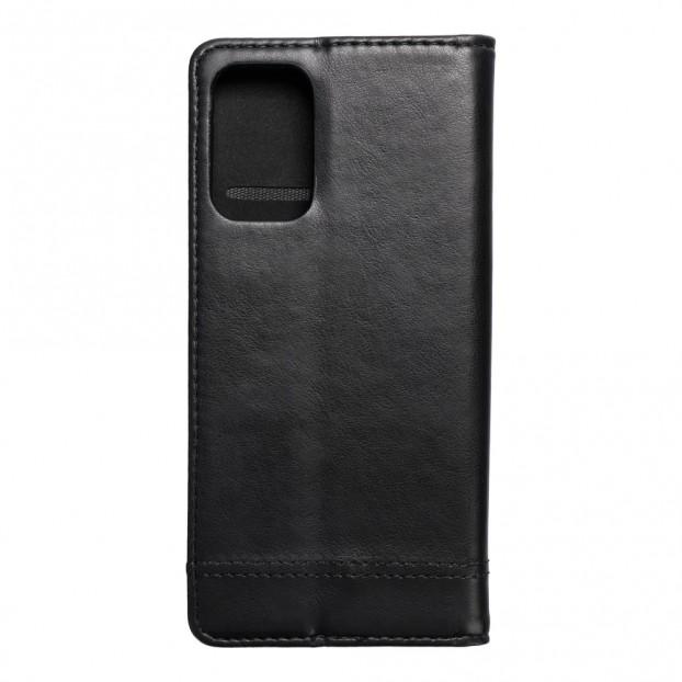 Husa Samsung Galaxy A72 Prestige Book tip carte cu magnet, piele ecologica - negru