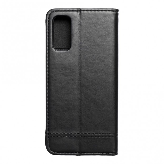 Husa Samsung Galaxy S20 Prestige Book tip carte cu magnet, piele ecologica - negru