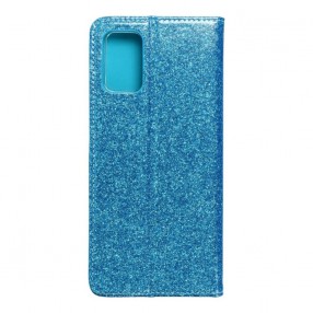 Husa Samsung Galaxy A02s Forcell Shining Case Book Tip Carte cu Magnet - Albastru