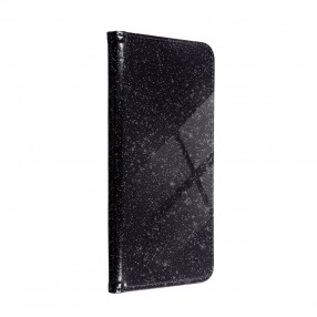 Husa Samsung Galaxy A02s Forcell Shining Case Book Tip Carte cu Magnet - Negru