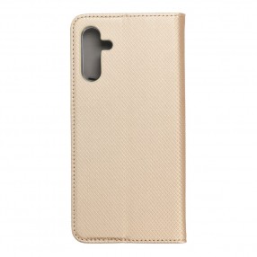 Husa Samsung Galaxy A13 5G / A04s Smart Book Case Tip Carte Cu Magnet - Auriu