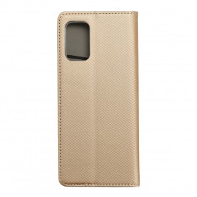 Husa Samsung Galaxy S20 Plus Smart Book Case tip carte cu magnet - auriu