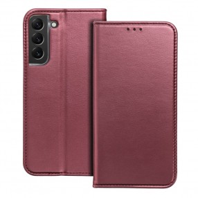Husa tip carte Samsung Galaxy A23 5G MANGUSTA Magneto Book cu inchidere magnetica - Visiniu
