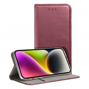 Husa tip carte Samsung Galaxy A23 5G MANGUSTA Magneto Book cu inchidere magnetica - Visiniu