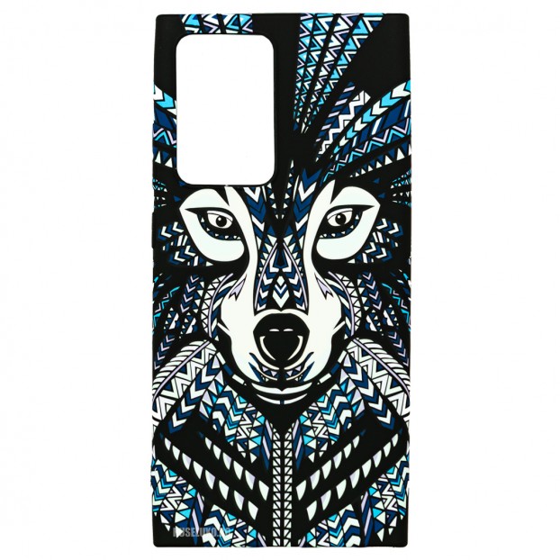 Husa Samsung Galaxy Note 20 Ultra LUXO TPU - Tribal Wolf