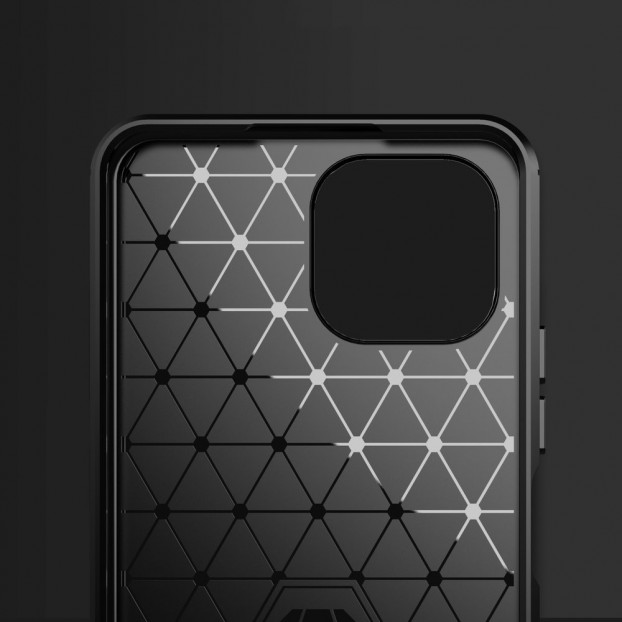 Husa Antisoc Xiaomi Mi 11 Lite Carbon - Negru Husa Antisoc Xiaomi Mi 11 Lite Carbon - Negru