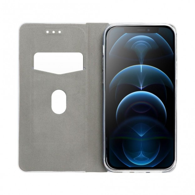 Husa Xiaomi Mi 11 Forcell Luna Book Silver Tip Carte cu Magnet - Auriu Husa Xiaomi Mi 11 Forcell Luna Book Silver Tip Carte cu Magnet - Auriu