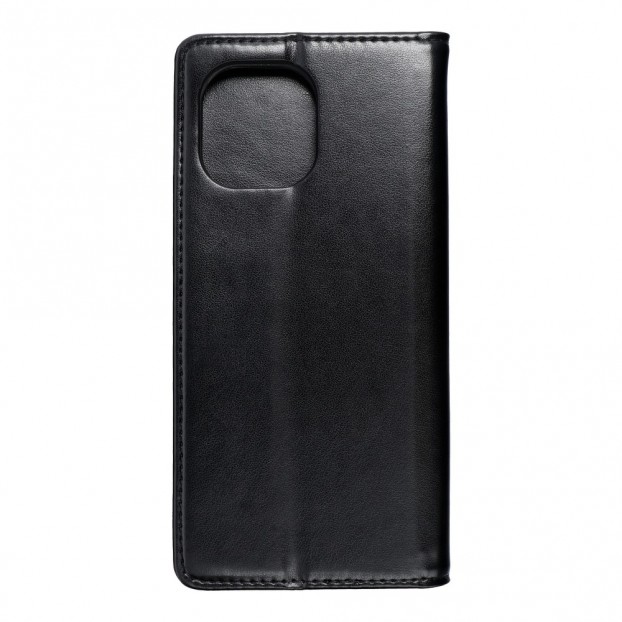 Husa tip carte Xiaomi Mi 11, model flip cover cu magnet, piele ecologica, negru Husa tip carte Xiaomi Mi 11, model flip cover cu magnet, piele ecologica, negru