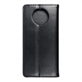 Husa tip carte Xiaomi Redmi Note 9T 5G, model flip cover cu magnet, piele ecologica, negru