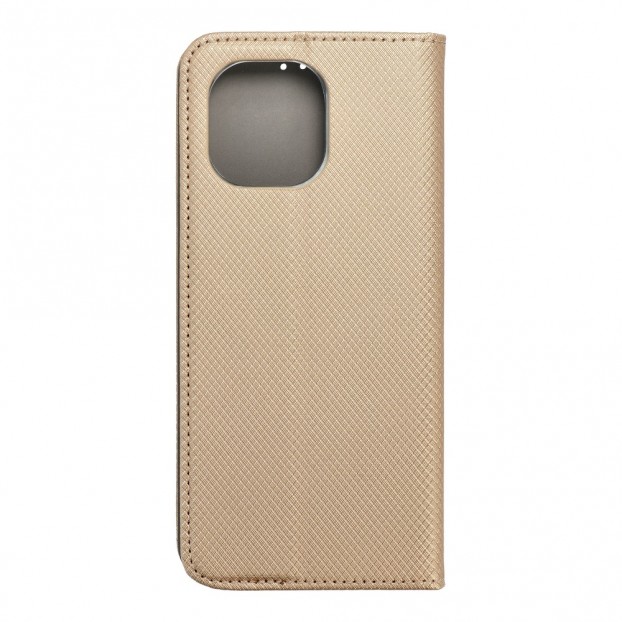 Husa Xiaomi Mi 11 Smart Book Case tip carte cu magnet - auriu Husa Xiaomi Mi 11 Smart Book Case tip carte cu magnet - auriu