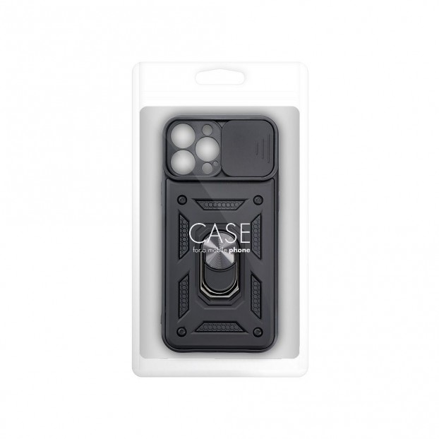 Husa Antisoc iPhone 13 Pro Max Forcell Slide Armor - Negru