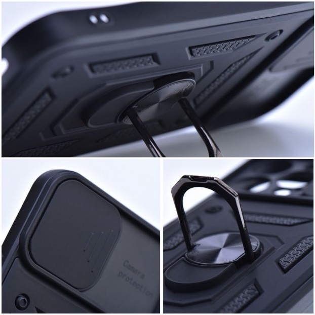Husa Antisoc iPhone 14 Forcell Slide Armor - Negru