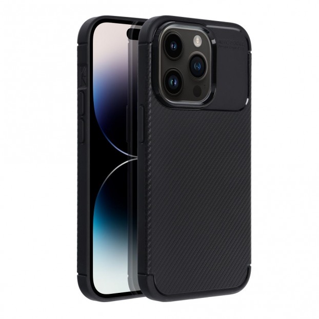 Husa Antisoc iPhone 14 Pro Max Forcell Carbon PRO - Black