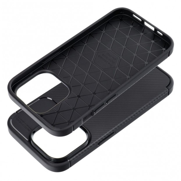Husa Antisoc iPhone 14 Pro Max Forcell Carbon PRO - Black