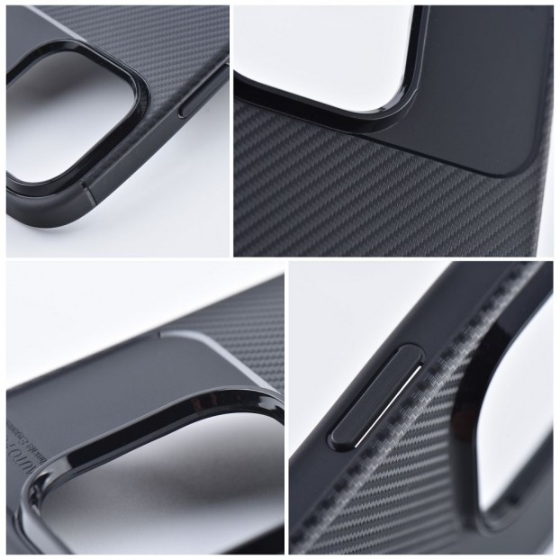 Husa Antisoc iPhone 14 Pro Max Forcell Carbon PRO - Black