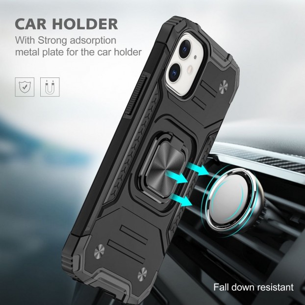 Husa Antisoc iPhone 13 Forcell NITRO - Negru