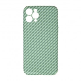 Husa iPhone 11 Pro LUXO Kevlar - Awesome Green 