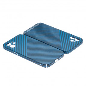 Husa iPhone 12 LUXO Kevlar - Blue Duo 