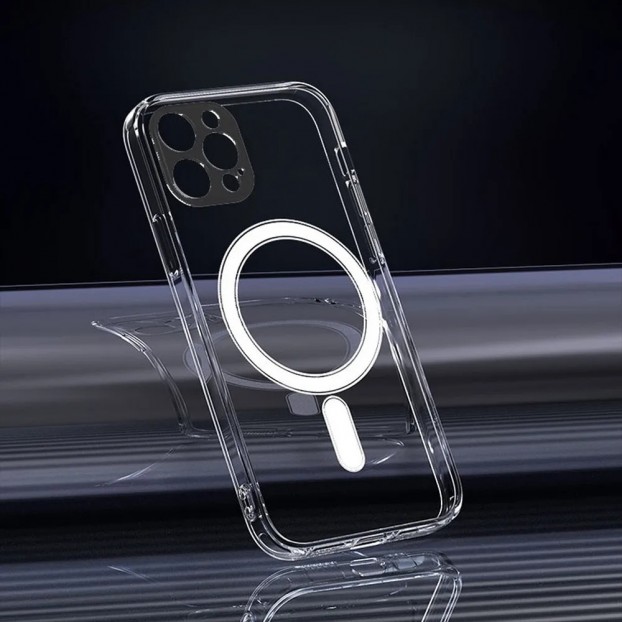 Husa iPhone 11 Clear MagSafe Hybrid TPU - Transparent