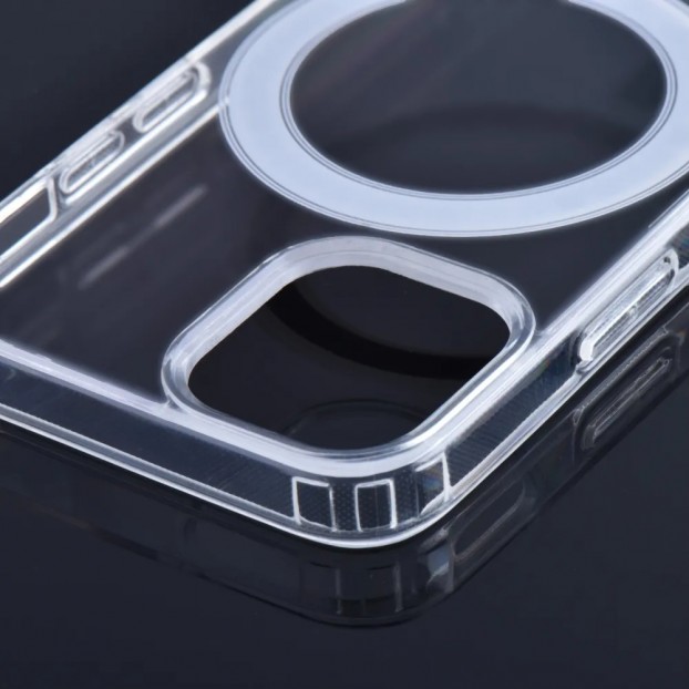 Husa iPhone 11 Clear MagSafe Hybrid TPU - Transparent