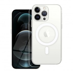 Husa iPhone 12 Pro Clear MagSafe Hybrid TPU - Transparent