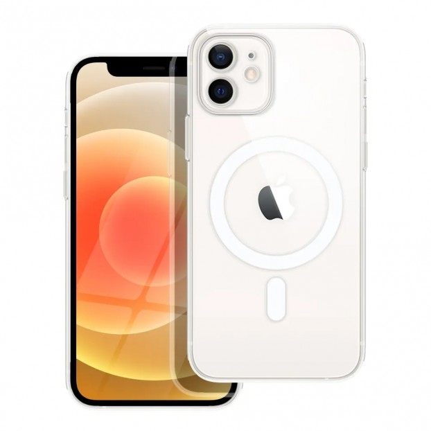 Husa iPhone 12 Clear MagSafe Hybrid TPU - Transparent