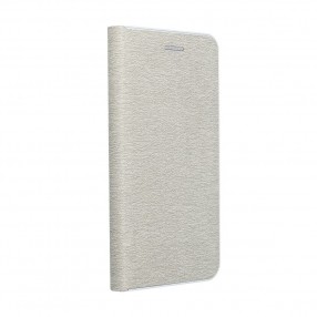 Husa iPhone 11 Pro Forcell Luna Book Silver Tip Carte cu Magnet - Argintiu
