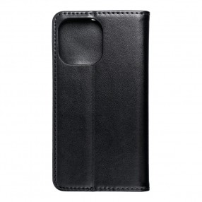 Husa IPhone 13 Pro Magnet Case Tip Carte Cu Magnet, Piele Ecologica - Negru