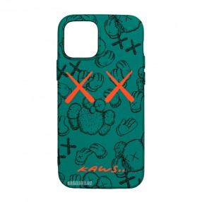 Husa iPhone 12 / 12 Pro LUXO TPU - Emerald Kaws 