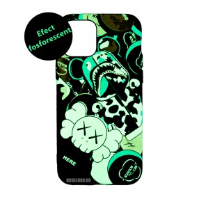 Husa iPhone 12 / 12 Pro LUXO TPU - Shark Kaws 