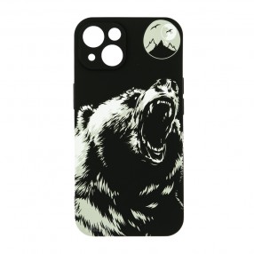 Husa iPhone 14 LUXO TPU - Grizzly Bear