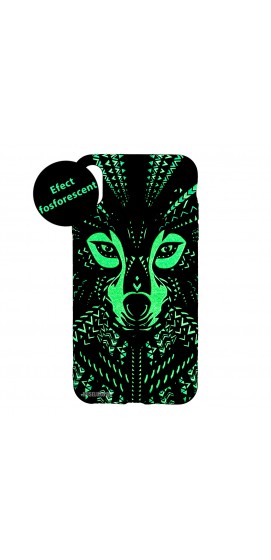 Husa IPhone X / XS LUXO TPU - Tribal Wolf