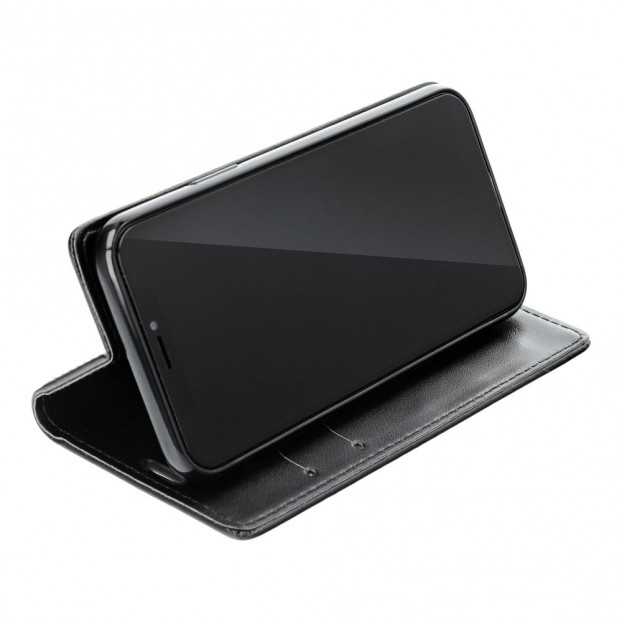 Husa Samsung Galaxy A22 4G Magnet Book tip carte cu magnet, piele ecologica - negru 