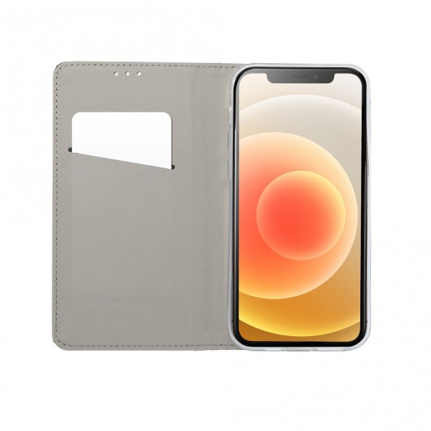 Husa Motorola G 5G Smart Book Case tip carte cu magnet - auriu