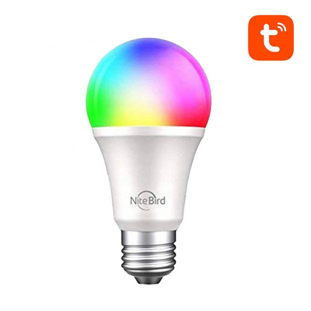Bec Inteligent LED GOSUND WB4, Wi-Fi RGB + W, 8W, 800lm, clasa A+, E27