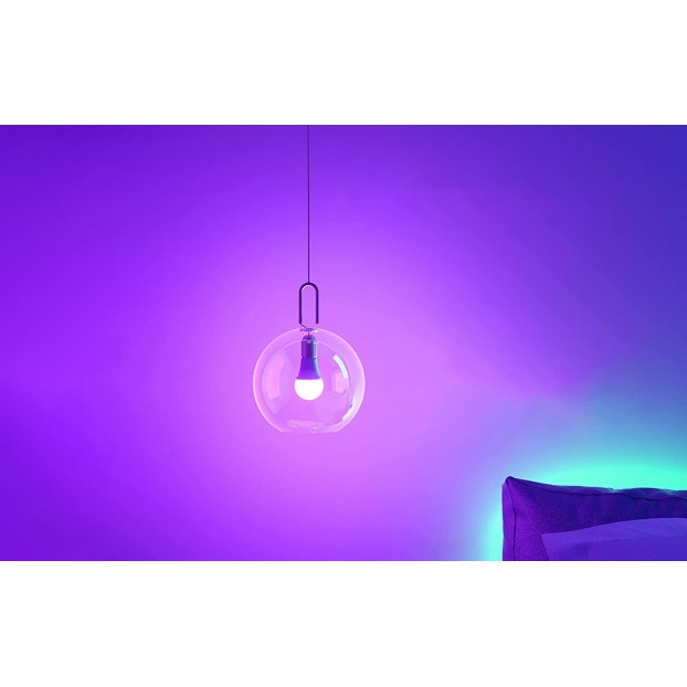 Set 2x Bec Inteligent LED GOSUND WB4, Wi-Fi RGB + W, 8W, 800lm, clasa A+, E27