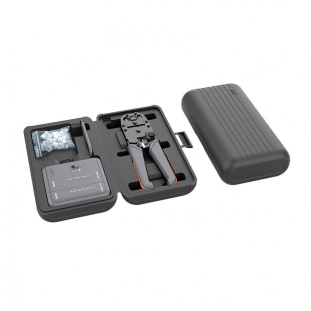 Kit Tester 5-in-1 JIMI Home RJ45, pentru cabluri - Negru Kit Tester 5-in-1 JIMI Home RJ45, pentru cabluri - Negru