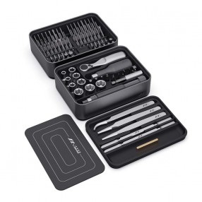 Set Surubelnita Electronice JIMI Home FM-3, 100 piese, TPE(otel) 145x106x48mm - Gri