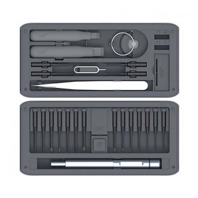 Set Surubelnita Electronice JIMI Home JM-GNT26, 26 piese, Otel S2, 166 x 77 x 26 mm - Gri