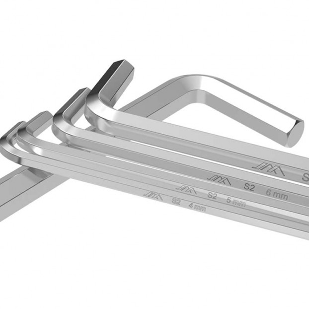 Set chei hexagonale JIMI Home, Inox, 1.5-10 mm, 9 buc, Argintiu Set chei hexagonale JIMI Home, Inox, 1.5-10 mm, 9 buc, Argintiu