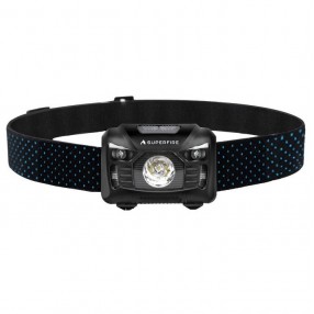 Lanterna Frontala LED SUPERFIRE HL06 cu acumulator, Senzor No Touch - Negru