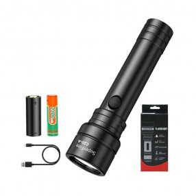 Lanterna LED SUPERFIRE C20, 15W, 1100lm, IP46, Aluminiu - Negru