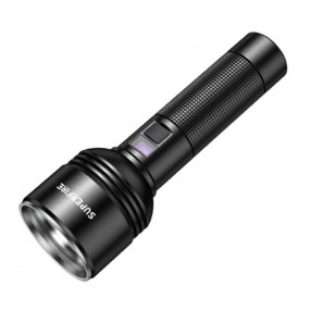 Lanterna LED SUPERFIRE D18, 36W, 2000lm, IP44, 5200mAh, Aluminiu - Negru