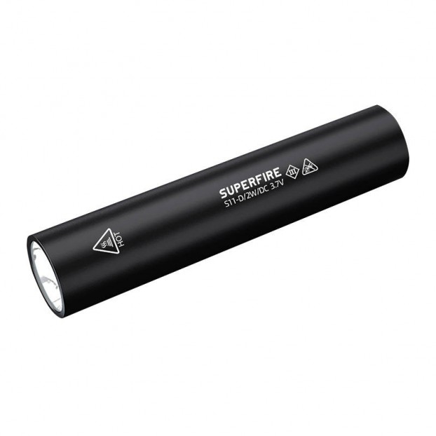 Lanterna LED SUPERFIRE S11-D, 2W, 165lm, 800 mAh- Negru