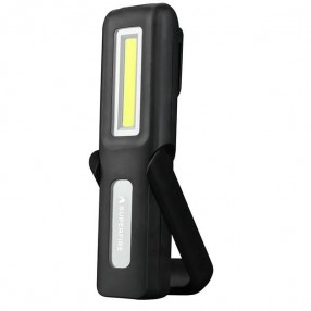 Proiector LED Portabil SUPERIFRE G6, 3W, 2 lumini, Micro USB, IP53, Magnetic - Negru